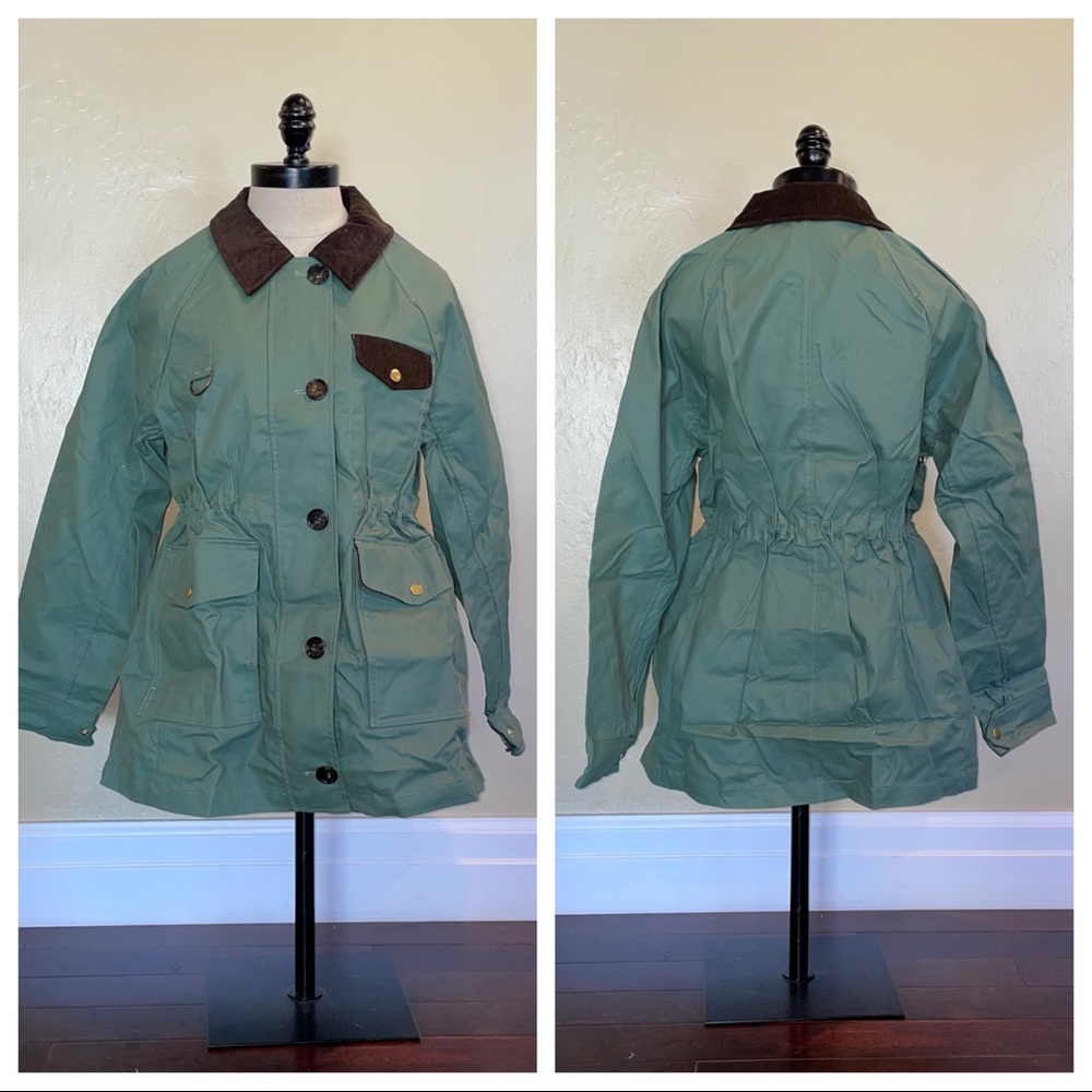 J Crew Classic Field Jacket Green Size Medium
